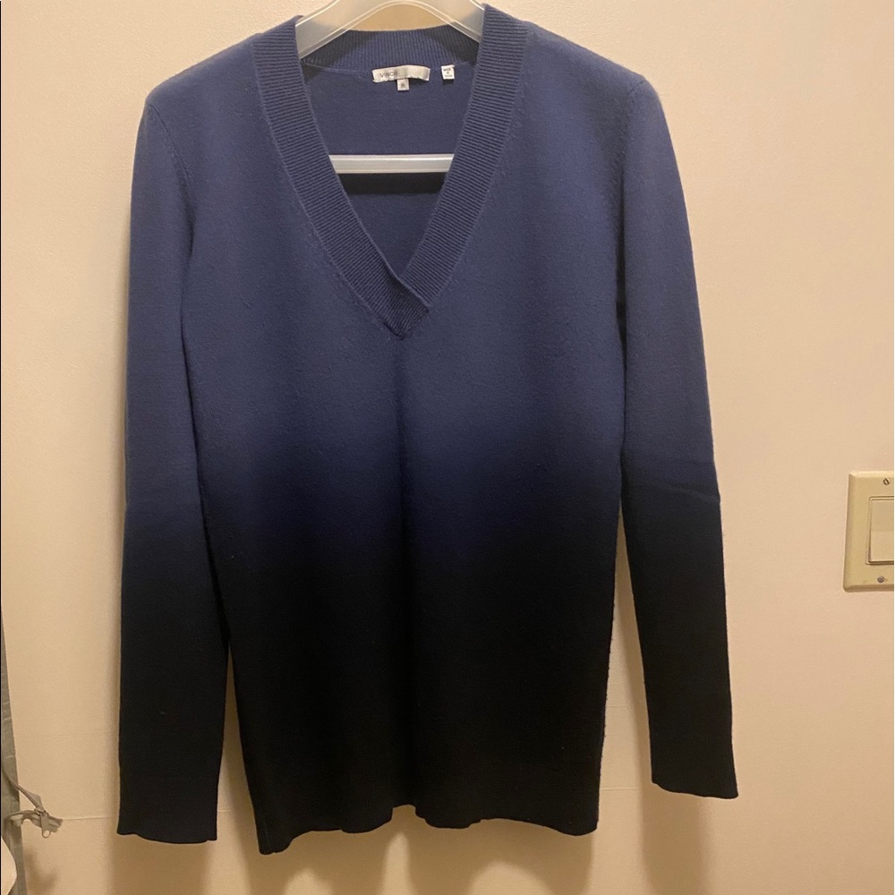Gradient boyfriend sweater, Vince, M, 100%cashmere